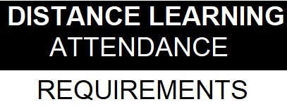 Distance Learning Attendance