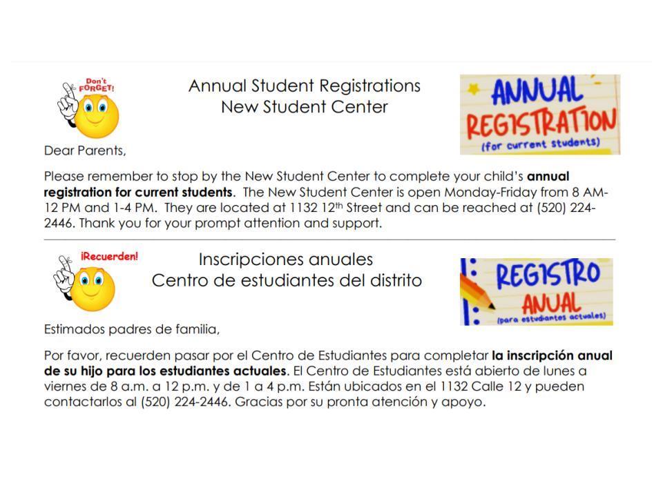 Annual Registration