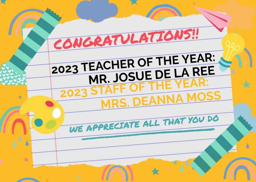Teacher/Staff of the Year 2023