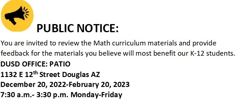 Math Curriculum Materials Review
