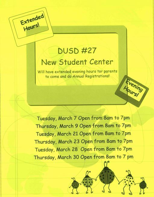 New Student Center Hours