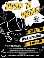DUSD Job Fair - September 17th!