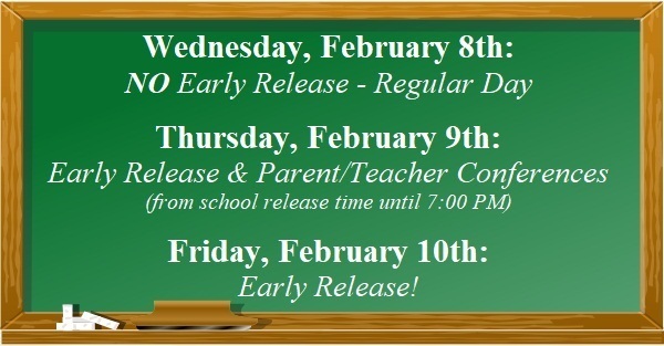 Early Releases & Parent/Teacher Conf.