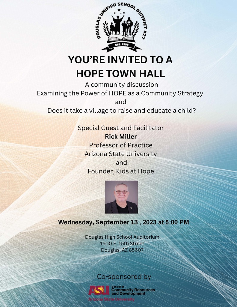 Hope Town Hall Flyer